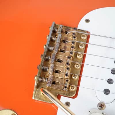 Fender Order Made ST-57 Stratocaster Reissue MIJ 1992 Fiesta Red USA Texas Special PUs  w/ Bag image 8
