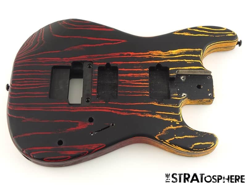 Charvel San Dimas Pro Mod 2H BODY HH Floyd Rose Route Ash Sunburn image 1