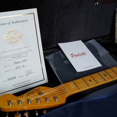 Paoletti Guitars Nancy Loft Relic Millesimata SS Custom Shop Order Telecaster image 20