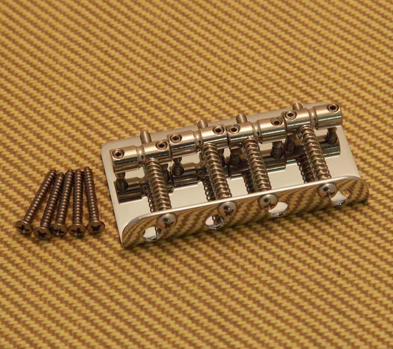 004-0798-049 Fender Standard Chrome Precision or Jazz Mexican Bass Bridge 0040798049 image 1