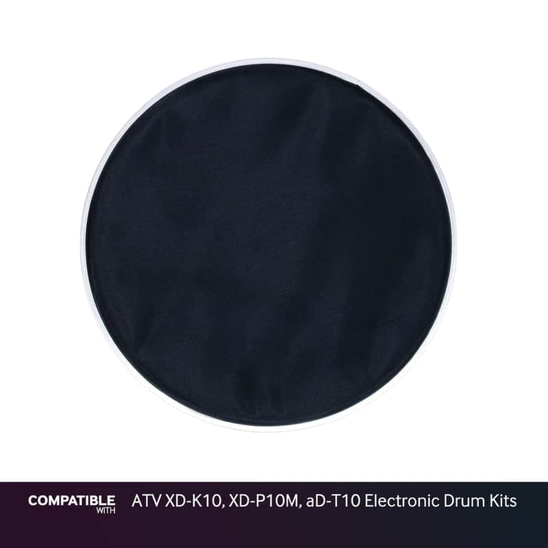 Black 10" Mesh Drum Head for ATV XD-K10, XD-P10M, aD-T10 Electronic Drum Kits