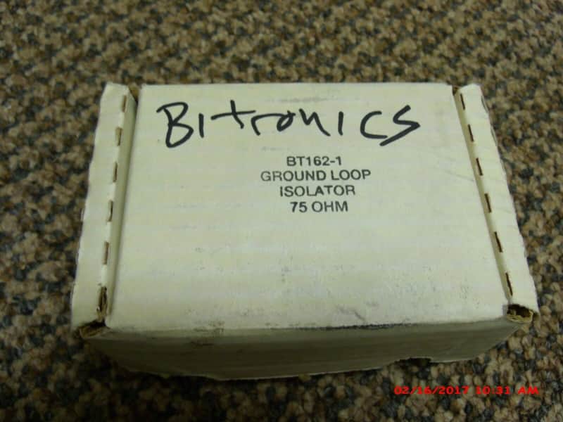 Bitronics BT-162-1 Ground Loop Isolator New Old Stock image 1