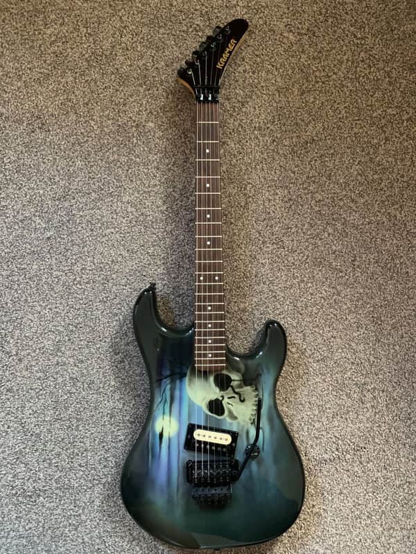 Kramer Baretta 1985 Skull Graphic image 1
