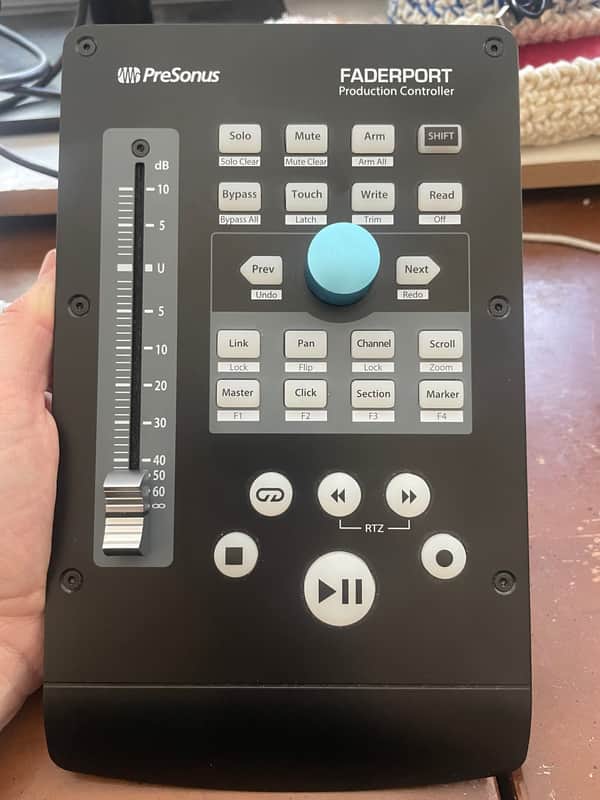PreSonus FaderPort V2 USB DAW Transport Controller with Motorized Fader 2018 - Present - Black image 1