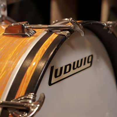 Ludwig 13/16/22/5x14" Super Classic Drum Set - 1970s Mod Orange image 6