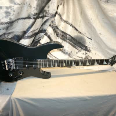 Vintage RARE 1990 Made In USA Jackson Soloist Archtop Neck-Thru Electric Guitar with Case Dark Gray image 2
