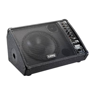 LANEYCONCEPT CXP-110 active stage monitor 65W 10" Powered Monitor wedge with Floor or Pole stand operation image 2