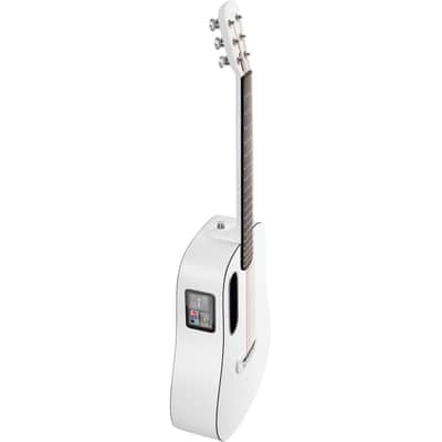 Lava Music L9200007 ME Play 36” Acoustic / Electric Guitar With Gig Bag, Frost White image 6