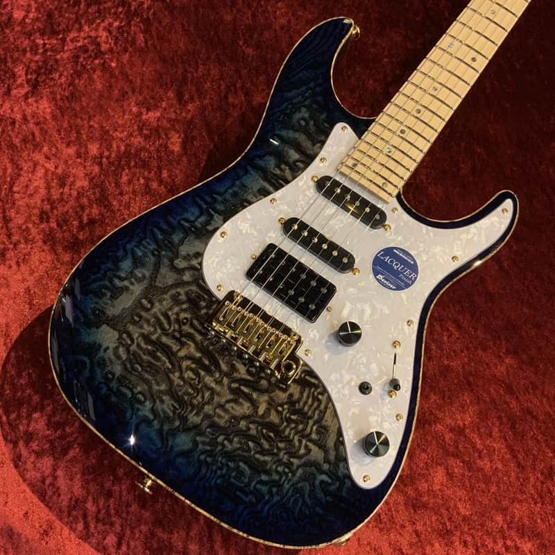 Bacchus Handmade Series Empire Custom -Charcoal to Blue Burst