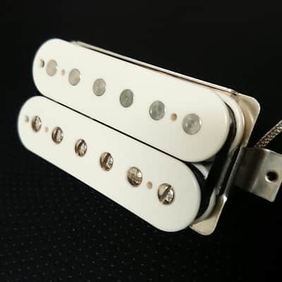 Humbucker PAF Pickups 1958 -59 VINTAGE Bone WHITE Fits Gibson LP SG Les Paul Hand Crafted Q pickups image 7