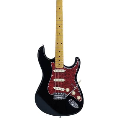 Tagima TG-530 Woodstock Series Strat Style Electric Guitar - Black image 1
