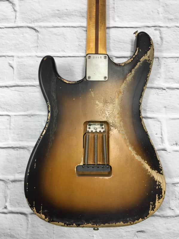 Fraser Guitars Vintage 50s Style Stratocaster HSS Tobacco Burst Relic Strat  *MADE TO ORDER