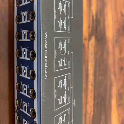 Samson S-Patch Plus S Class 48-Point Balanced Patchbay 2010s - Blue imagen 2