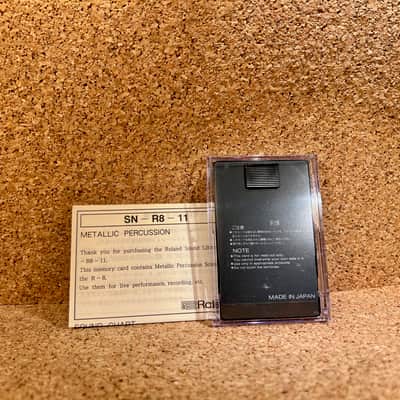 Roland SN-R8-11 Metallic Percussion 1990s – Warranty