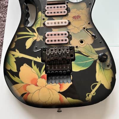 Ibanez JEM77-FP Steve Vai Signature MIJ – Original Black Floral – OHSC image 12