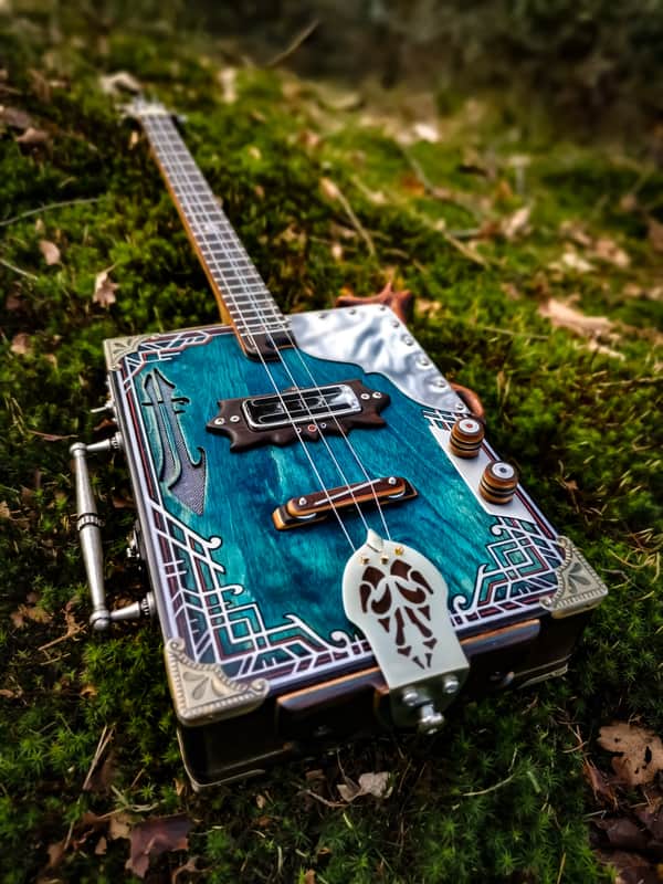 The Kingfisher - High Bird custom cigar box guitar image 1