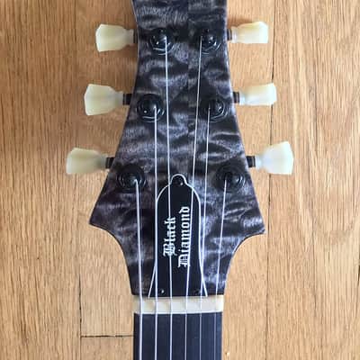 "from my Personal Collection" Black Diamond Custom Shop "Super-V Supreme" Guitar 5A Quilted Maple Top Hand Crafted In AMERICA image 12