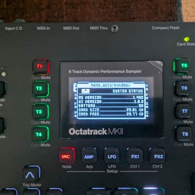 Elektron Octatrack MkII Dynamic 8-Track Performance Sampler 2017 - 2021 - Black image 4