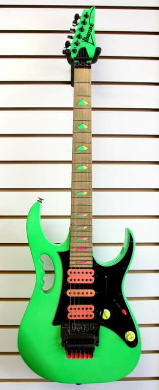 1987 JEM777LNG Steve Vai Electric Guitar Loch Ness Green w/ Case JEM image 1