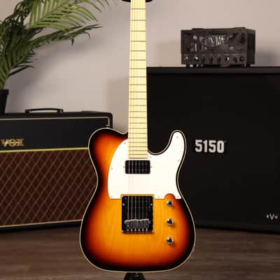 2017 Schecter USA Custom Shop PT-II HH Vintage Burst image 1