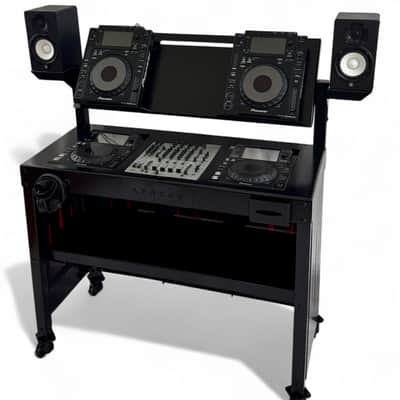 Apache Workbench DJ Booth W/ Speaker Kit and CDJ Rack image 1