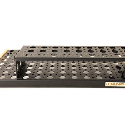 Pedalboard VTX 12x16 with Riser - Natural Teak - Hands Custom image 7