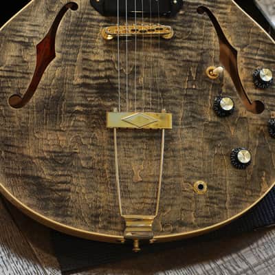Unplayed! 2023 Gibson Custom Shop 1964 Reissue ES-335 M2M 3x P90 Semi-Hollow Electric Guitar Trans Ebony Black + OHSC image 6