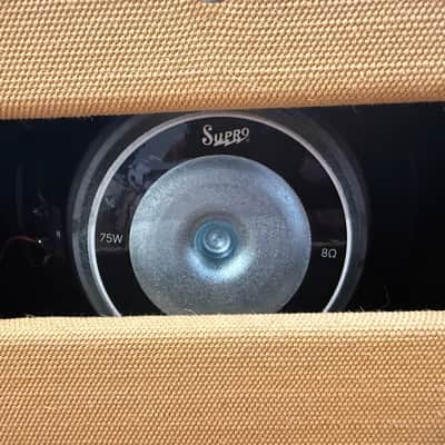 Supro 1822R Delta King 12 15-Watt 1x12" Guitar Combo 2021 - Present - Tweed / Black Stripes image 4