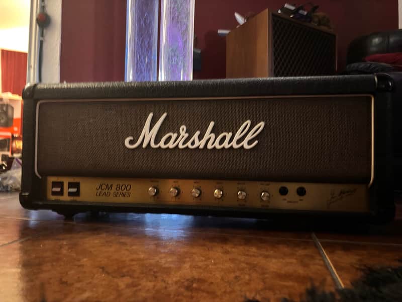 Marshall JCM 800 Lead Series Model 2204 50 Watt Master Volume Mk2 Head 1981 - 1988 - Black image 1