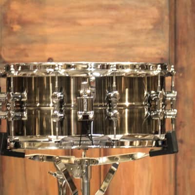 Sonor Kompressor 14x6.5 Black Nickel Plated Brass Snare Drum - New! image 2