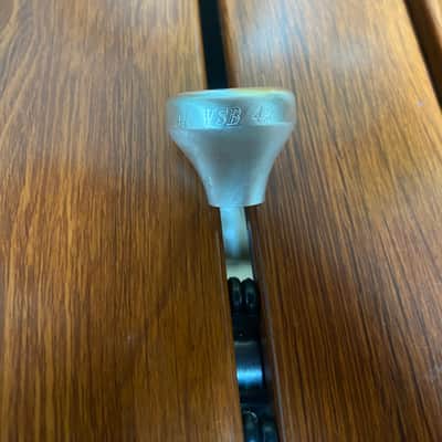 Vintage AR Resonance VSB 42 Trumpet Mouthpiece Top - Silver image 1