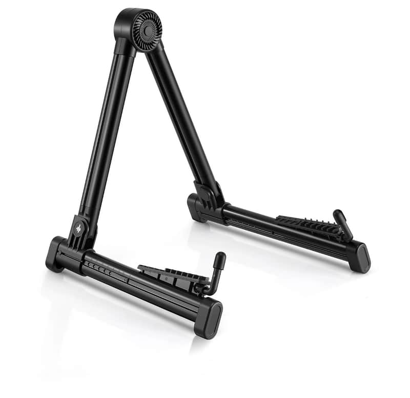 New Donner ABS Foldable Guitar Stand Adjustable for Acoustic Electric Bass Ukulele image 1