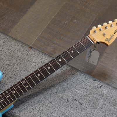 1966 Fender Mustang Electric Guitar Daphne Blue + OHSC image 7