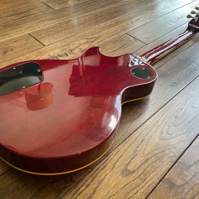 Aria Pro II LS 450 Standard Electric Guitar Cherry Burst Matsumoku MIJ image 12
