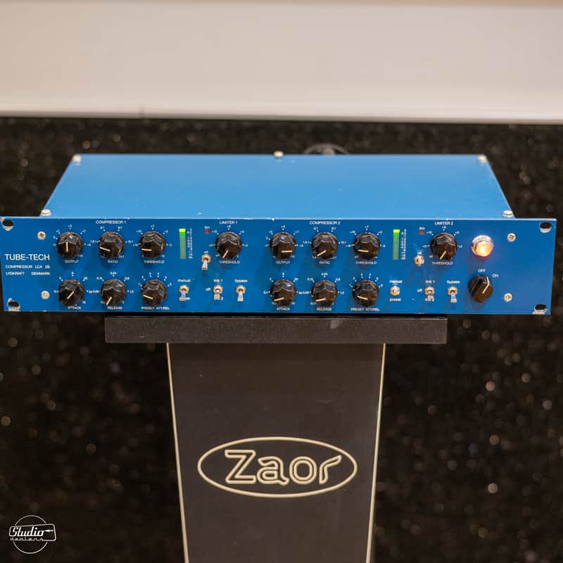 Tube-Tech LCA 2B Dual Channel Tube VCA Compressor / Limiter 2010s - Blue image 1