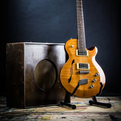 Yamaha Aes620hb Semi Hollow Body Electric Guitar 620hb Rare Discontinued image 1