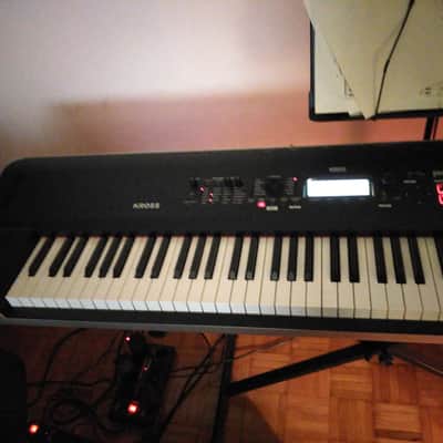 Korg KROSS 88-Key Digital Synthesizer Workstation 2010s - Black image 2