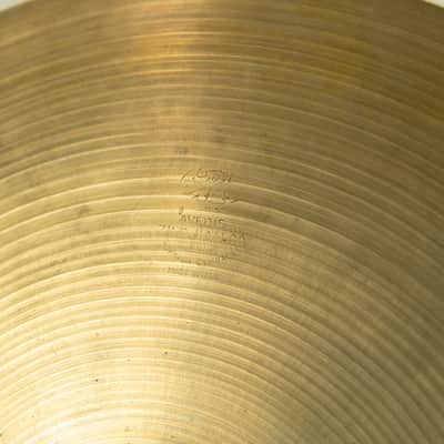 1950s Zildjian 15" A Small Stamp Hi Hat Cymbals 1011g 1069g image 8