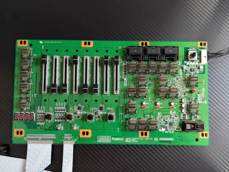 Roland Fantom G6 G7 G8 Left Panel Board Faders Buttons Controls Original image 1