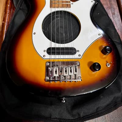Aria Travel Guitar with Built In Speaker and Gig Bag image 6
