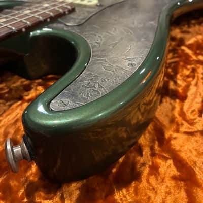 James Trussart Steel-O-Matic 2011 - Antique Silver Roses & Emerald Green image 12