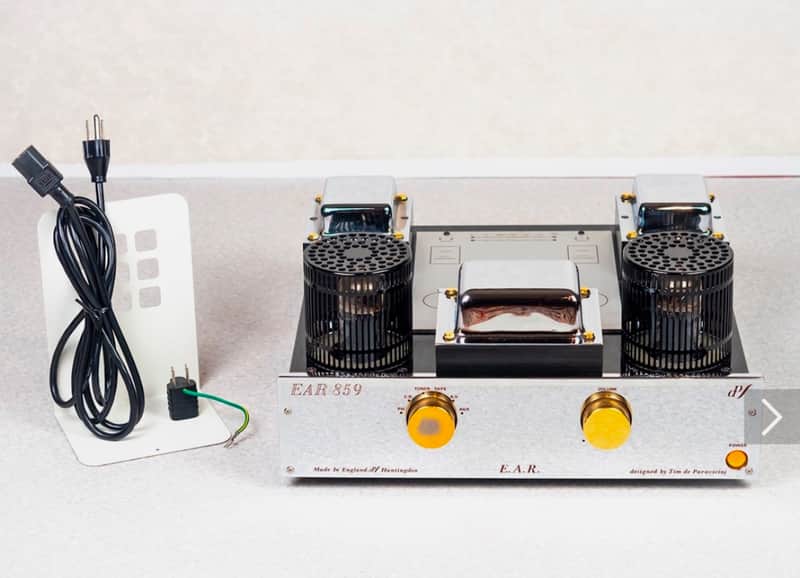 EAR 859 Integrated a valve amplifier Mid-90 - Chrome Silver | Reverb