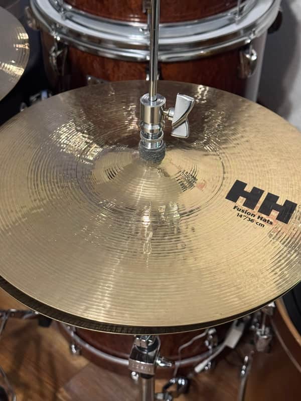 Sabian 14” HH fusion/evolution hi hats 2018 - Hand hammered brilliant image 1