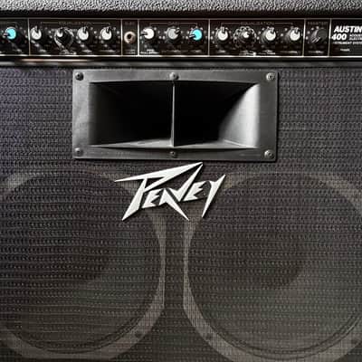 Peavey Austin 400 210-Watt 2x12" Acoustic Electric Instrument System 1980s Black image 1