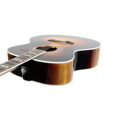 Guild F-55E Maple Jumbo Acoustic-Electric Guitar Regular Antique Burst image 6