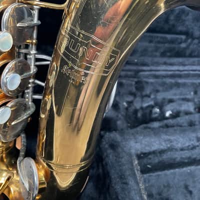 selmer bundy alto sax saxophone w/case and mouthpiece image 3