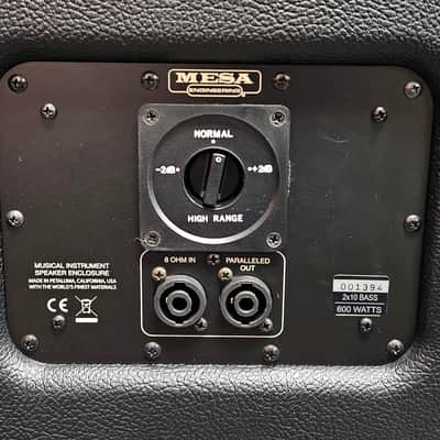 Mesa Boogie Subway Ultra-Lite 2x10" Bass Speaker Cabinet 2023 - Black image 4