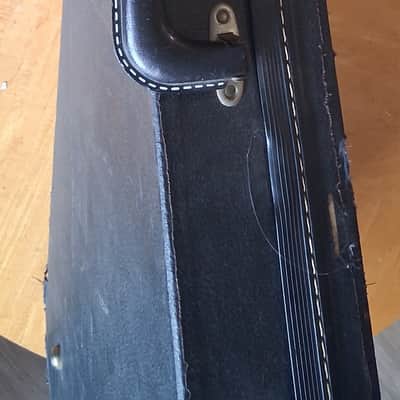 Gibson Bass Flying Bass Case 70s/80s - Black/Red Inside image 7