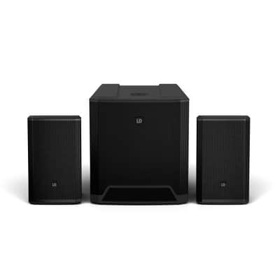 LD Systems DAVE 15 G4X Compact 2.1 Powered PA System With 15" Subwoofer 2060 Watts, Bluetooth Streaming image 8