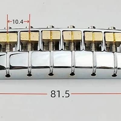 WrapAround Tune O Matic Jazz Guitar Bridge Tailpiece with Copper Saddles image 3